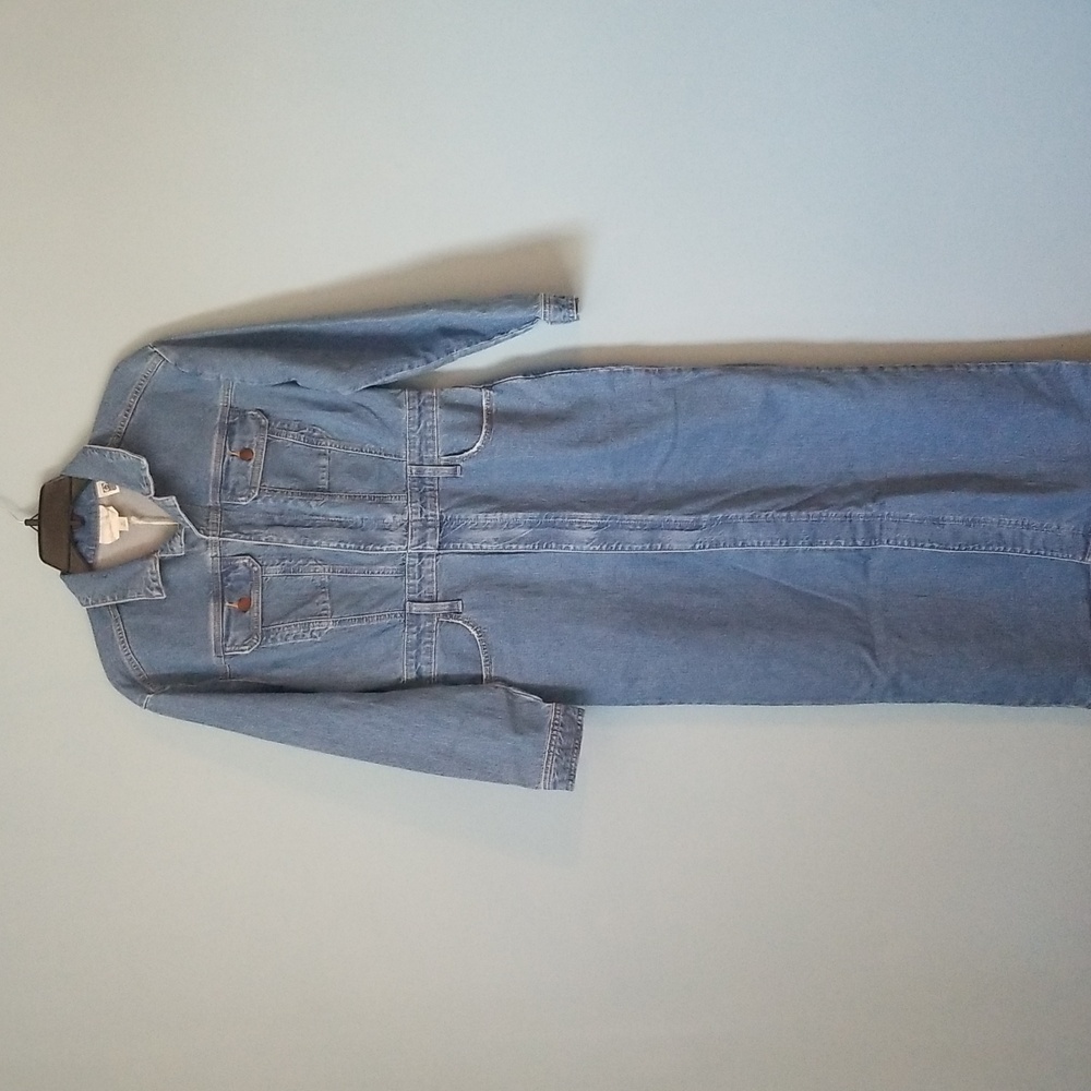 NWT Universal Thread Women’s Long Sleeve Denim Maxi Shirtdress Dress - Size 6